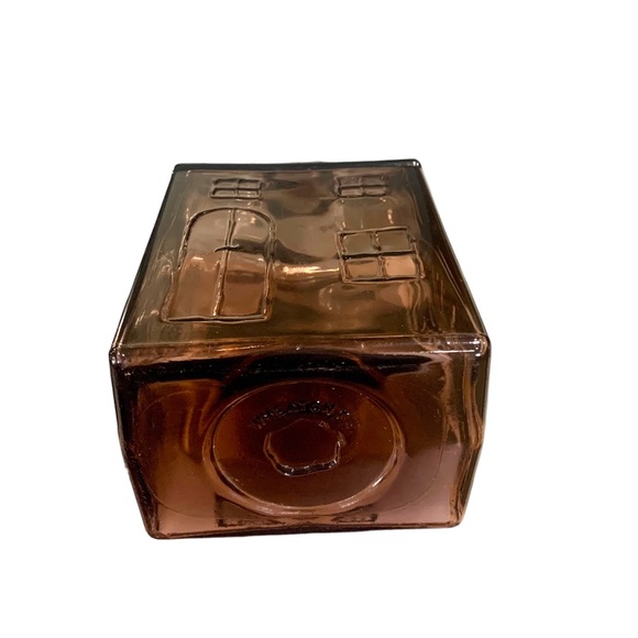 Vintage Signed Wheaton Whiskey Glass Bottle - Amethyst With Cork - Picture 8 of 12